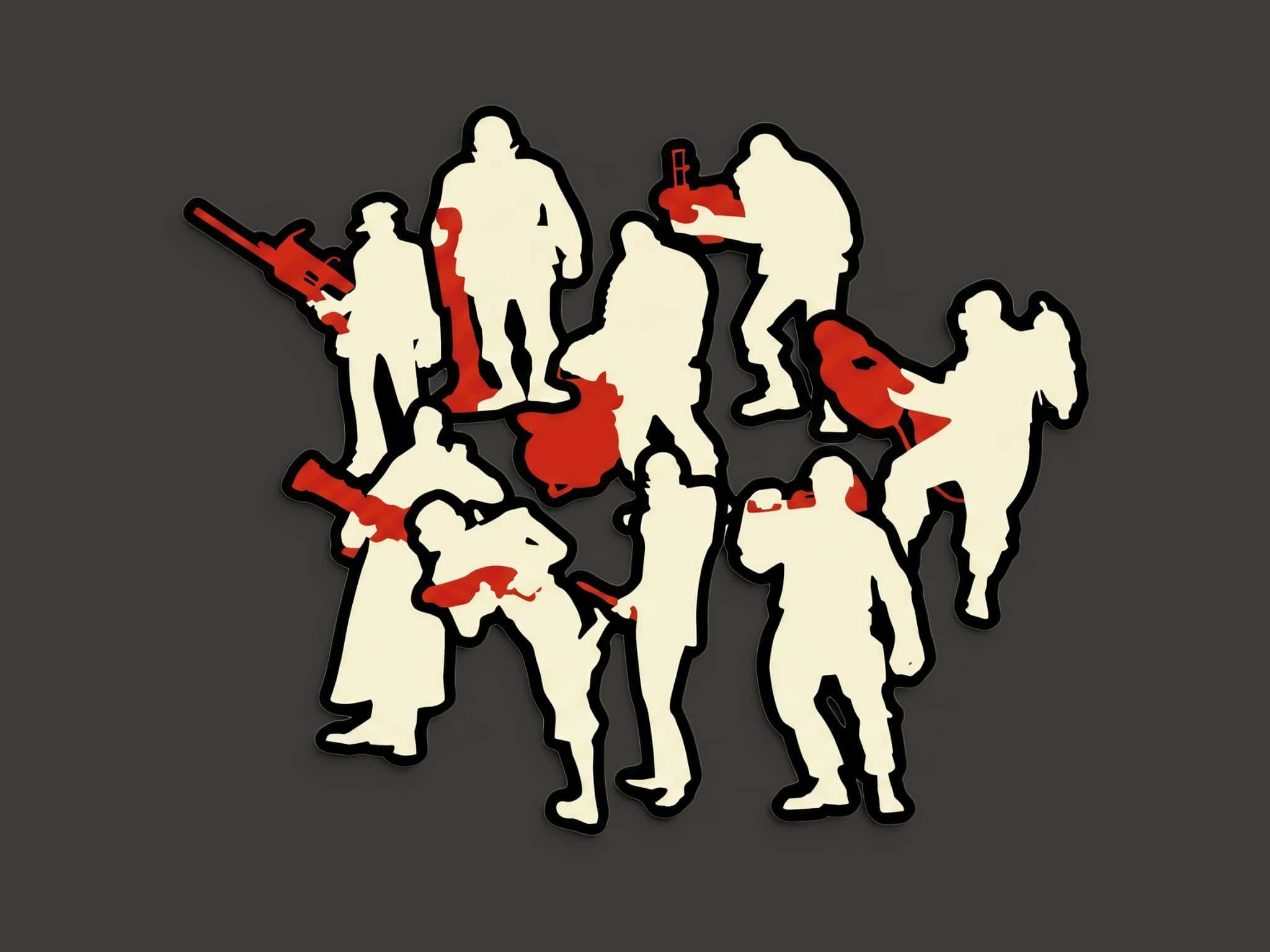 Team Fortress 2 Merc Stickers - Thumbnail 1