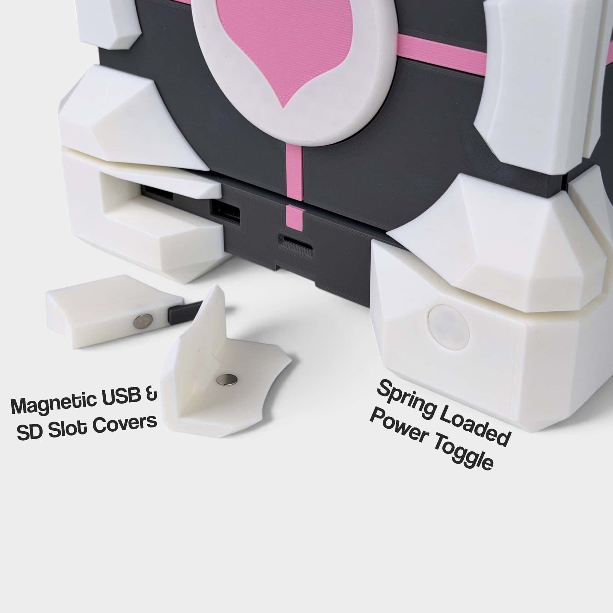 Steam Machine Companion Cube Case, Portal 1 Style - Thumbnail 8
